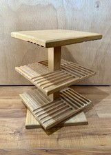 Vintage Rotating Solid Wood CD
