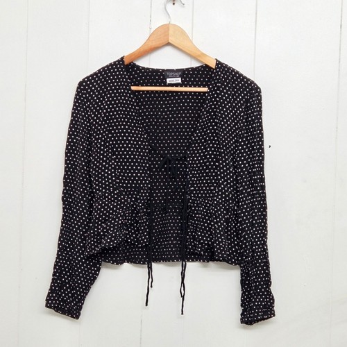 Topshop tie front blouse - tie-front,