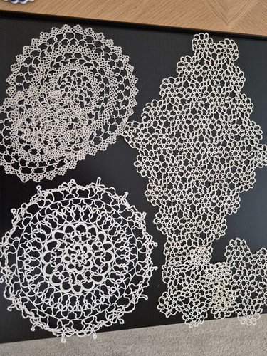 Tatting tablemats vintage 6 - tatting, x