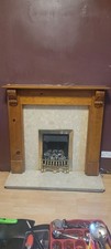 Wooden Fireplace With Mable
