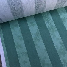 Green Striped Drill Cotton
