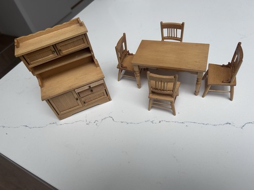 Dollshouse vintage oak kitchen - dollshouse,