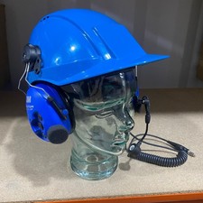 3M Peltor MT1H7P3E2-07-51 Tactical XP ATEX Helmet Mounted Headset Twin Cup Blue