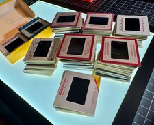 Lot 150+ Vintage Photo Slides Kodak 1960-80s Amateur Film Old Pictures Travel z2