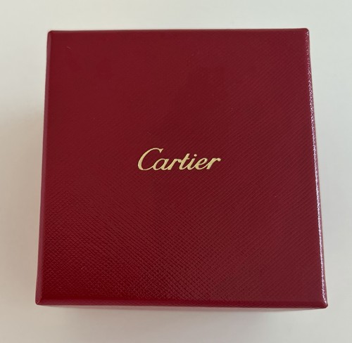 Cartier empty box maroon - empty,