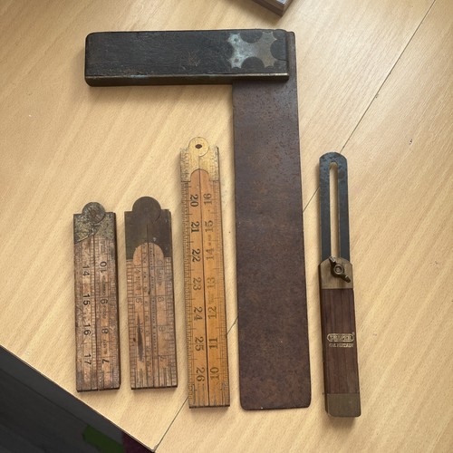 Antique rulers - antique, rulers.