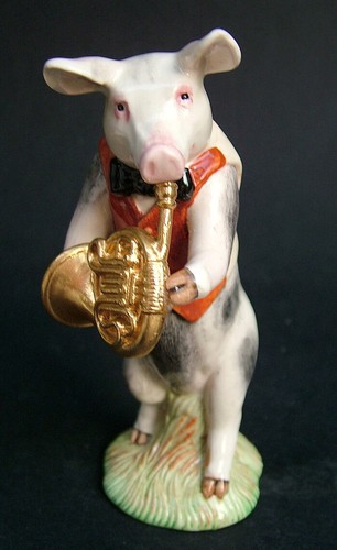 Beswick pig prom figurine - beswick,