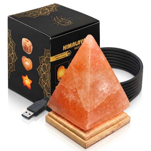 Pyramid himalayan salt - himalayan, lamp