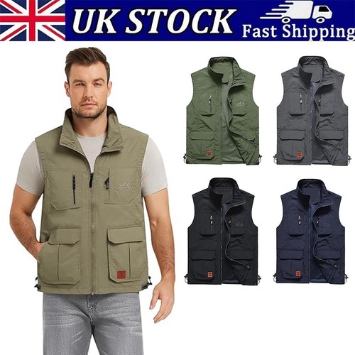 Mens multi pocket - mens, vest