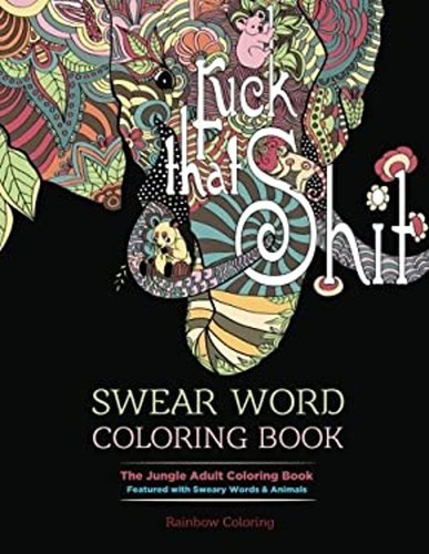 Swear word coloring book the - word,