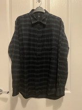 Muji checked flannel shirt | Green and Blue Checked | Men’s Medium