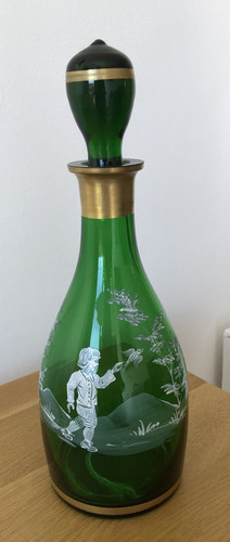 Vintage mary gregory green - vintage,