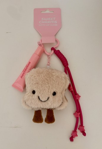 Plush keyring toast lip gloss - plush,