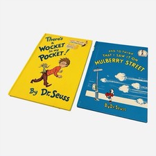 Set Of Dr. Seuss Classic Books HC - Mulberry Street, Wocket Pocket