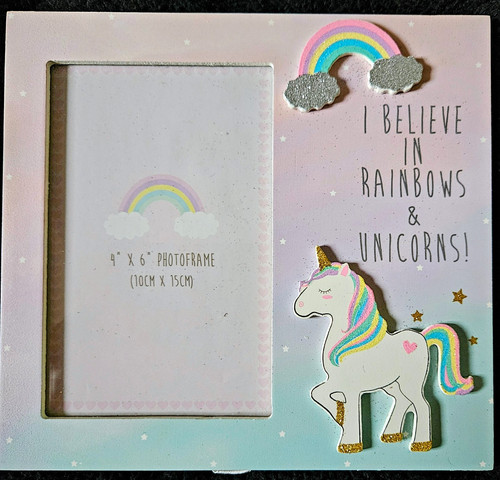 Unicorn rainbow 4x6 - 4x6, photo