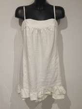 Next Linen Sleeveless White