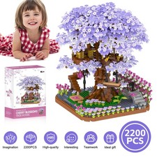 2200PCS Mini Sakura Tree House