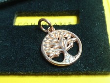 * Genuine NOMINATION ROSE GOLD TREE OF LIFE CZ Charm For Necklace or Bracelet *