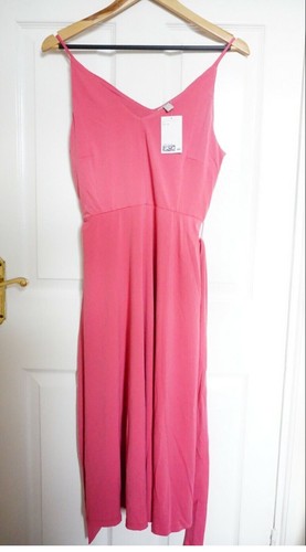 Jersey crêpe midi pink - crêpe,