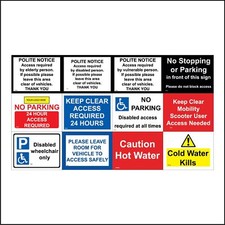 Access Parking Signs Disabled