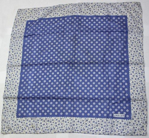 Jaeger scarf blue and white - -,