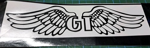 Bmx bike sticker wings - gt,