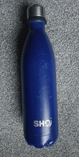 Sho Water Bottle 1 Litre- 1000ml- Blue- Stainless Steel-Vacuum- Double  Walled