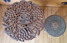 Vintage Carved Wooden Tables