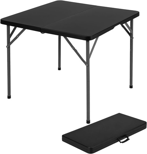 Folding card table plastic - 34",