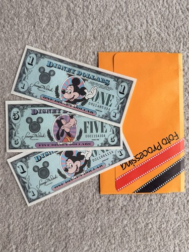 Vintage disney dollars lot - vintage,