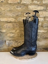 Justin Cowboy Boots Black