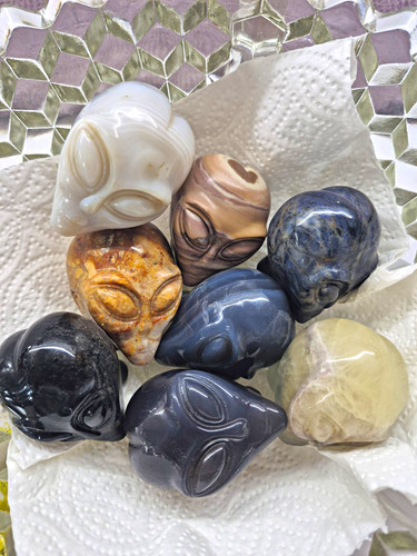 Set multicolour carved - set,