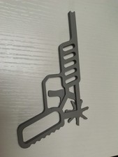 Rubber Band Toy Gun (Grey)