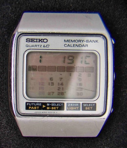 Seiko digital m354 5010 james - seiko, m354-5010
