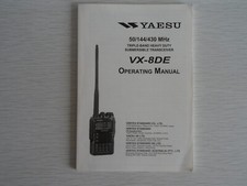 YAESU VX 8DE INSTRUCTION MANUAL ONLY...............RADIO_TRADER_IRELAND.