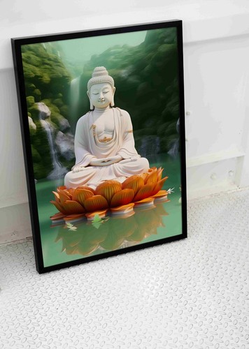 Buddha statue poster - buddha, religion