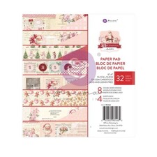 PRIMA MARKETING - 25 & Peppermint - 6" X 6" PAPER PAD