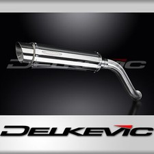 HONDA VFR750 1994-1997 HI LEVEL 350mm ROUND STAINLESS BSAU SILENCER EXHAUST KIT
