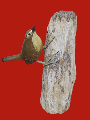 Hand carved and painted - hand,