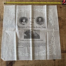 WWI Paper Souvenir promoting war bonds  Visit Of The British Tank King George V 