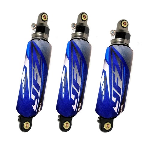 White blue shock covers yamaha - white,