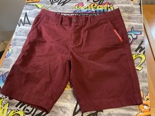 Superdry Men's burgundy Cotton