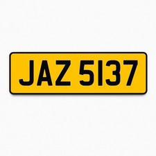 Jaz Private Registration Cherished Number Plate DVLA Registration