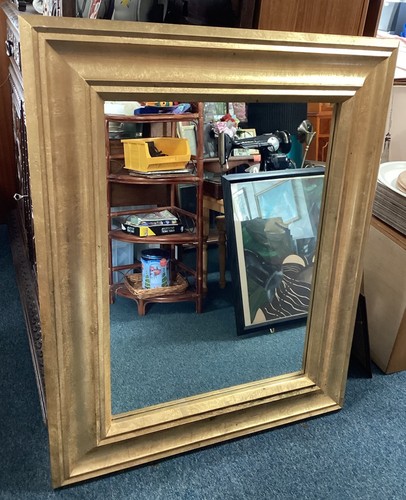 Rectangle golden overmantle - rectangle,