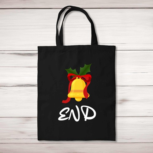Jingle bell end tote bag - jingle,