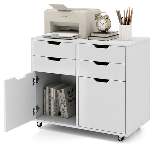 Rolling printer stand with - rolling,