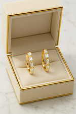 9ct Yellow Gold on Silver 22mm