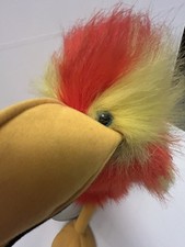 Red parrot Macaw The Puppet