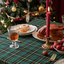 Christmas Plaid Tablecloth