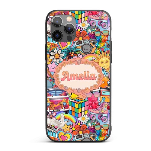 Hippie van rainbow smiley - hippie,